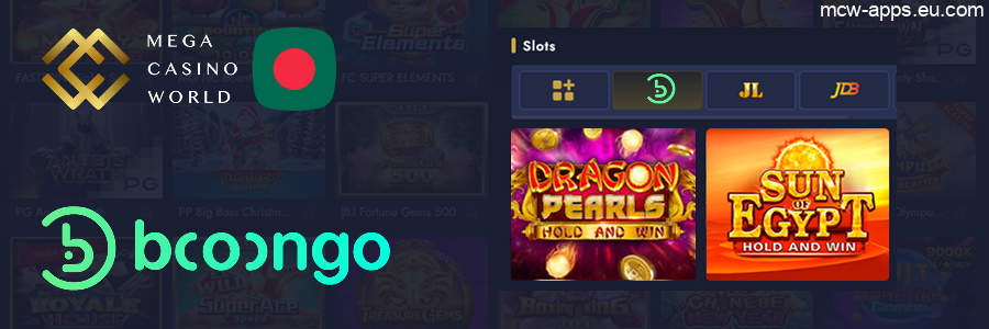 MCW top slot titles from Booongo